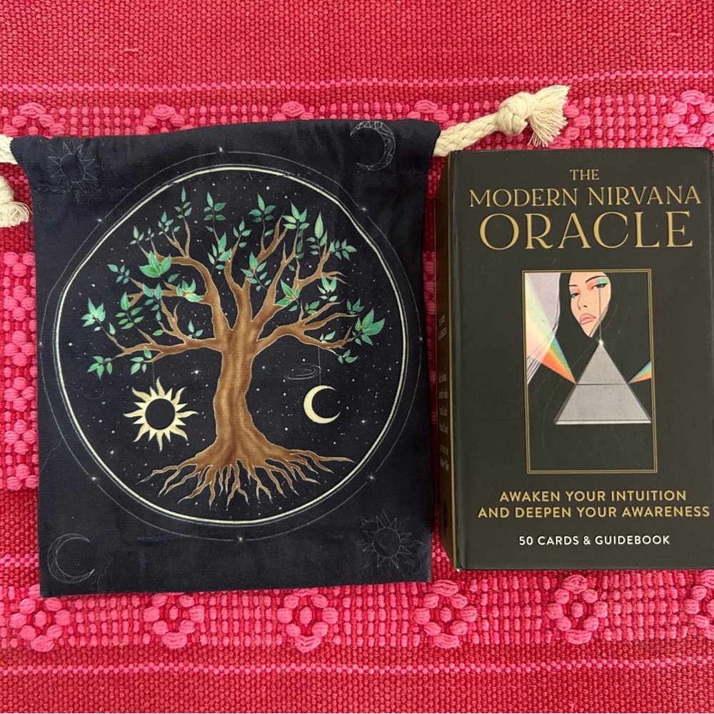 2 for $50 Modern Nirvana Oracle Deck with Tree Design Pouch